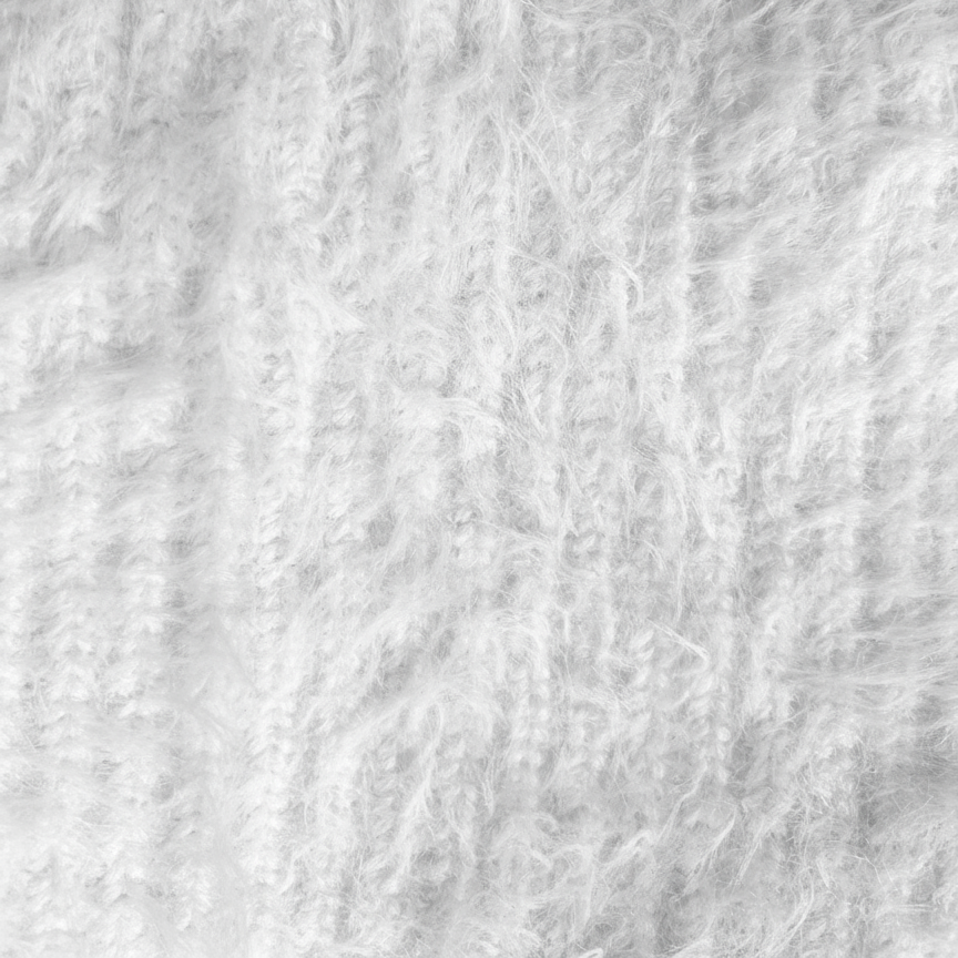Pull Blanc avec bandes manches stretch grises anthracites ( court ) EN PRÉCOMMANDE