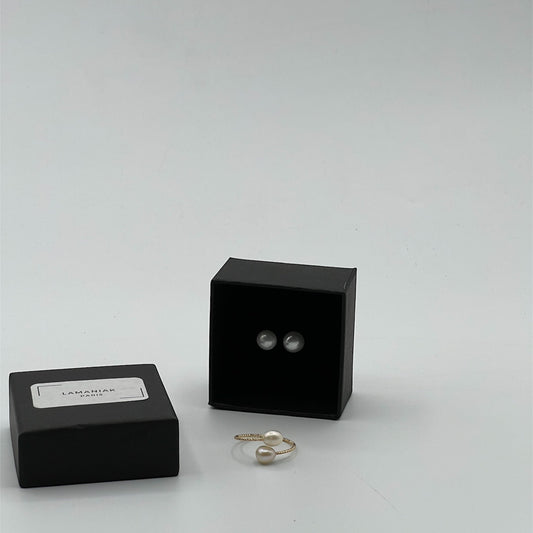 Ensemble bague + boucles SÉGUR