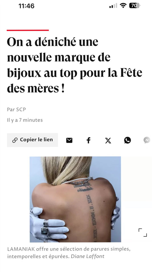🖤 La presse mode parle de LAMANIAK ! 🖤
