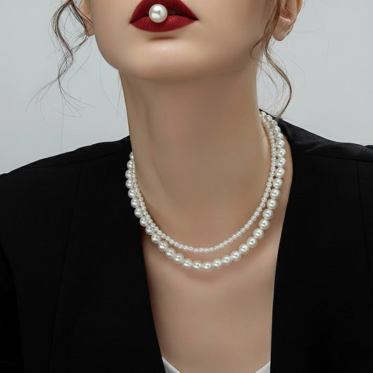 Ensemble double colliers HAVRE CAUMARTIN