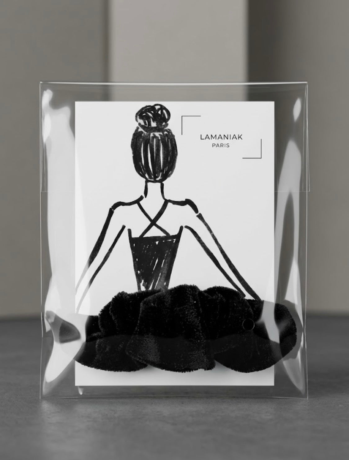 Coffret Duo Poétique danseuse : Illustration Originale & Chouchou velours