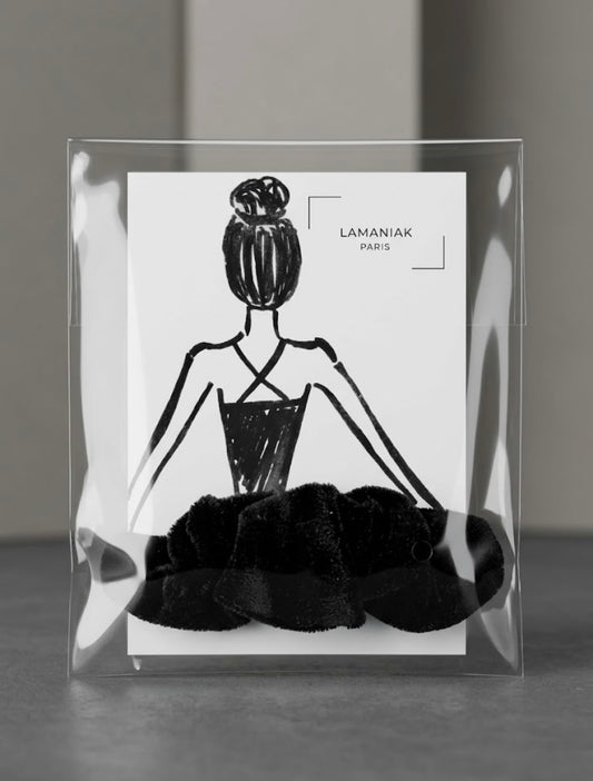 Coffret Duo Poétique danseuse : Illustration Originale & Chouchou velours