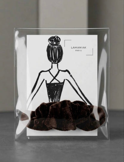 Coffret Duo Poétique danseuse : Illustration Originale & Chouchou velours
