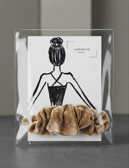 Coffret Duo Poétique danseuse : Illustration Originale & Chouchou velours