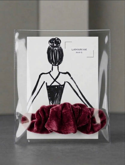 Coffret Duo Poétique danseuse : Illustration Originale & Chouchou velours