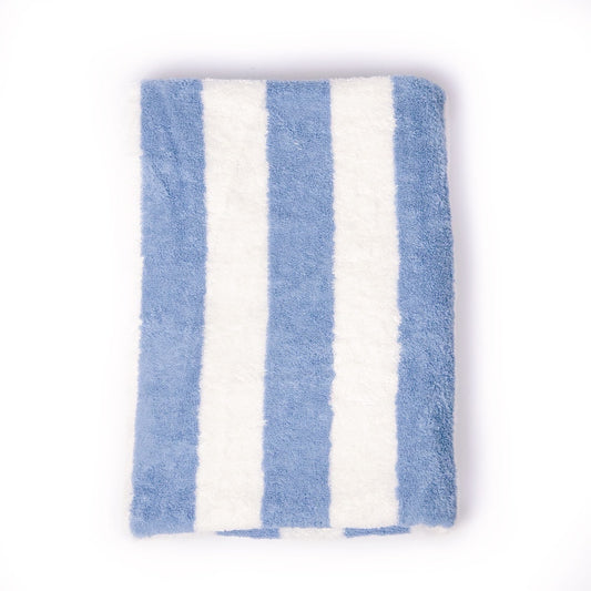 LA serviette de plage intemporelle de LAMANIAK Bleu clair