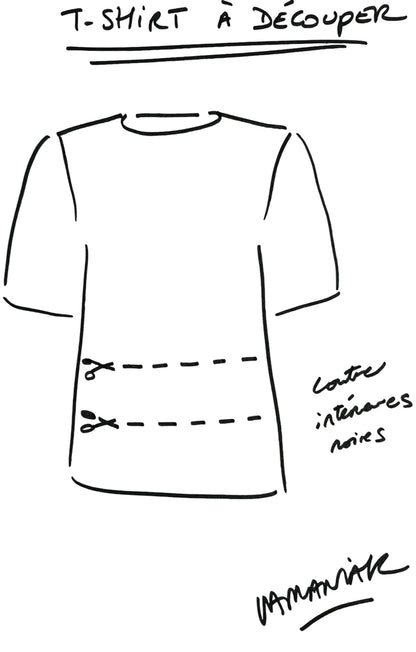 LE T-shirt à découper