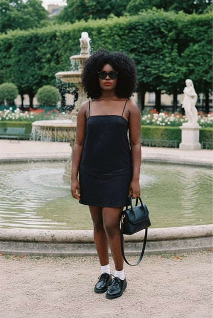 La robe noire pour toutes les tailles made in France par LAMANIAK